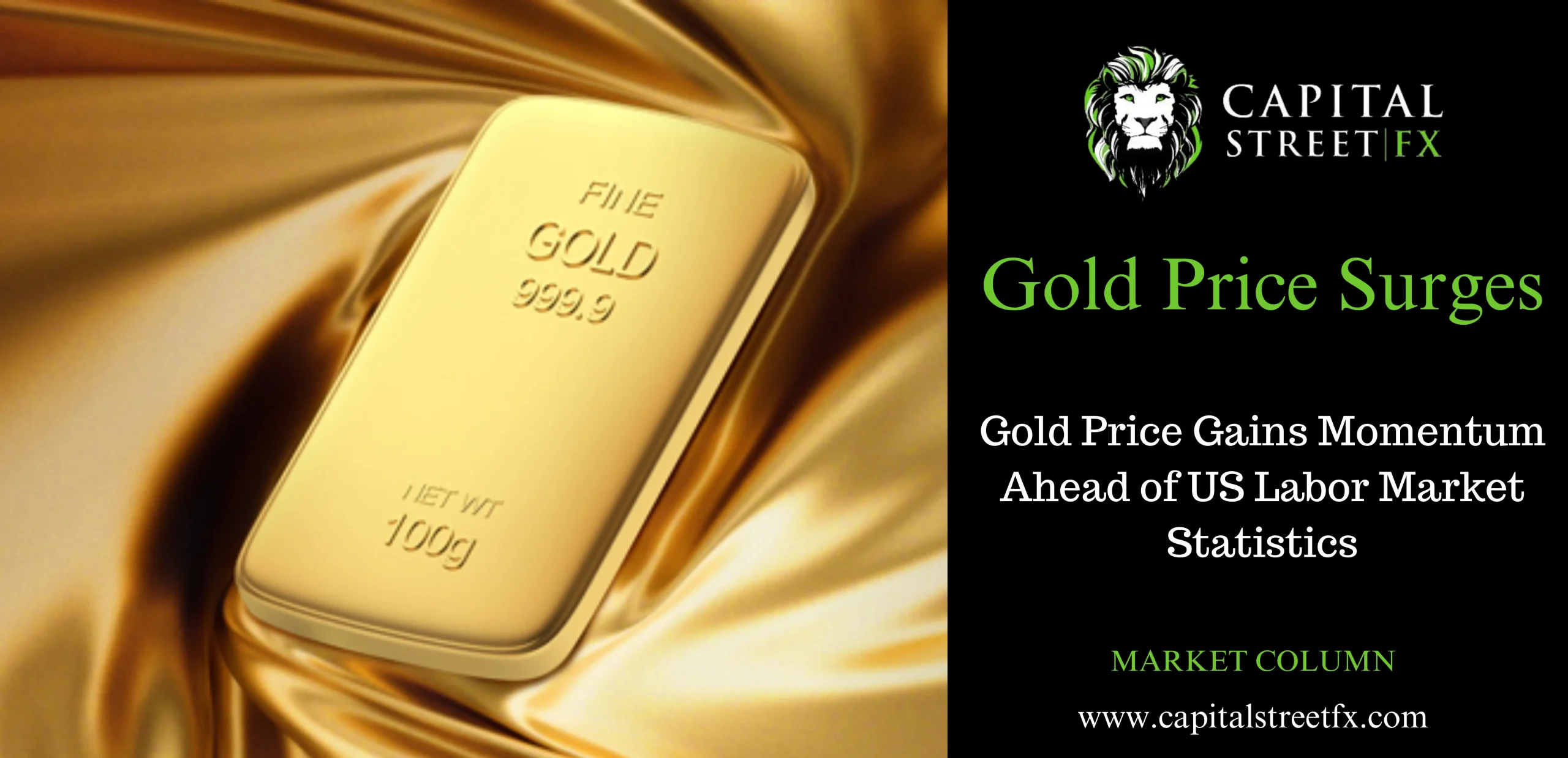 Gold price surges